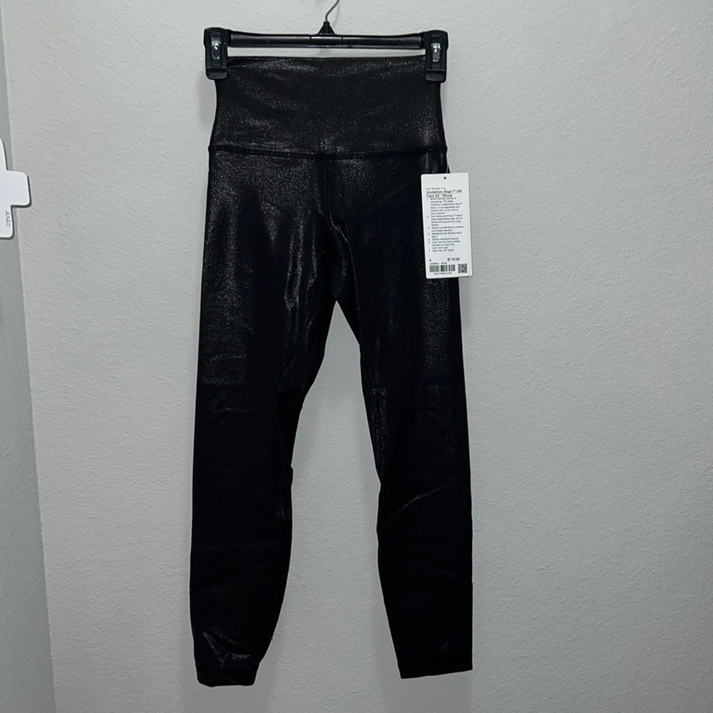 NWT Lululemon Align HR 25’’ size 4 Shine! *Rare*